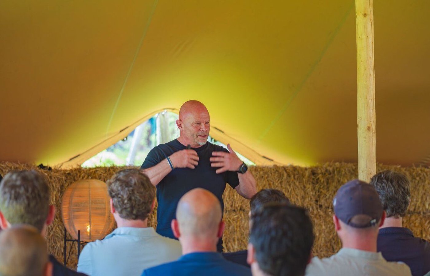 Lezing van voormalig recherchechef Sander Schaepman tijdens de Corporate Finance Day voor Bencis